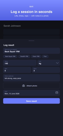 Coach Track App Screenshot 3 of 4
