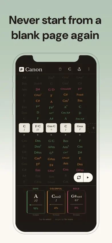 Canon: Chord Composer screenshot 5