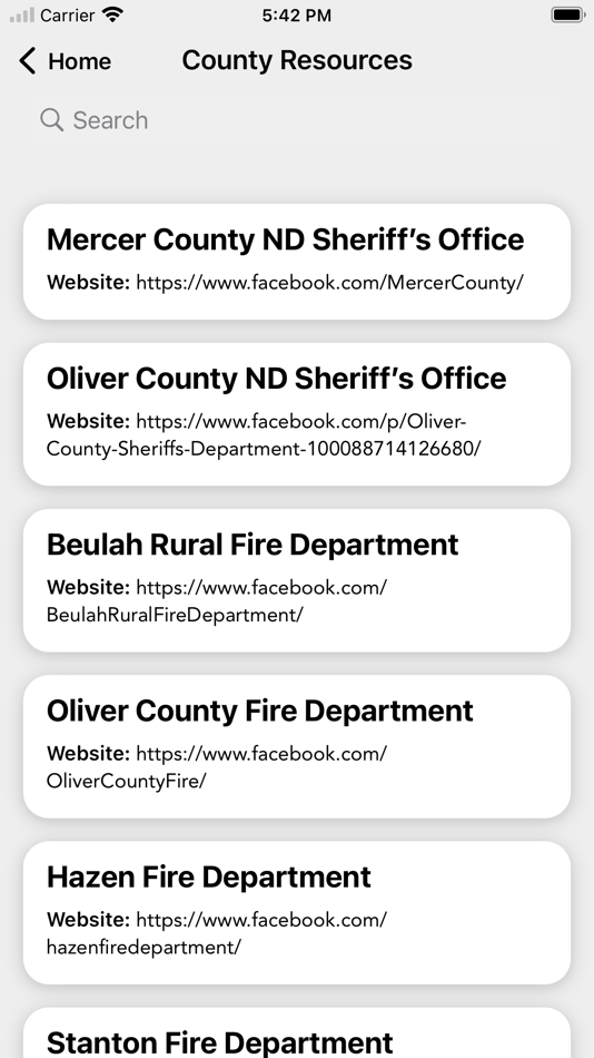 #1. Mercer Oliver Ready ND (iOS) 由: Mercer County EM (ND)