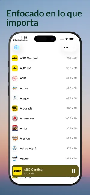 Radios Paraguay - AM y FM screenshot 1