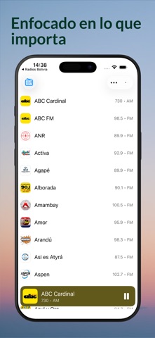 Radios Paraguay - AM y FM app screenshot