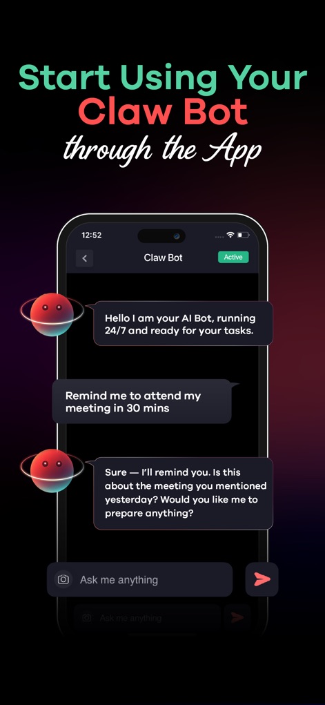 Cloud Bot Hosting - AI Agent - App de Productividad | MWM
