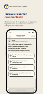 Test Oposiciones España screenshot 5