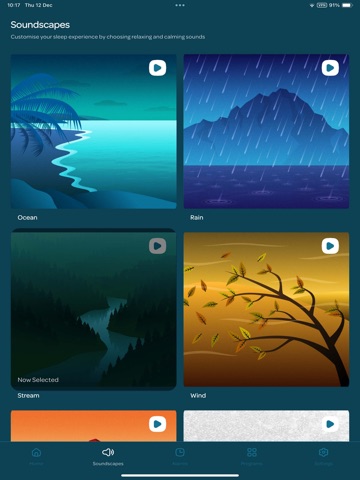 SleepEngine iPad screenshot