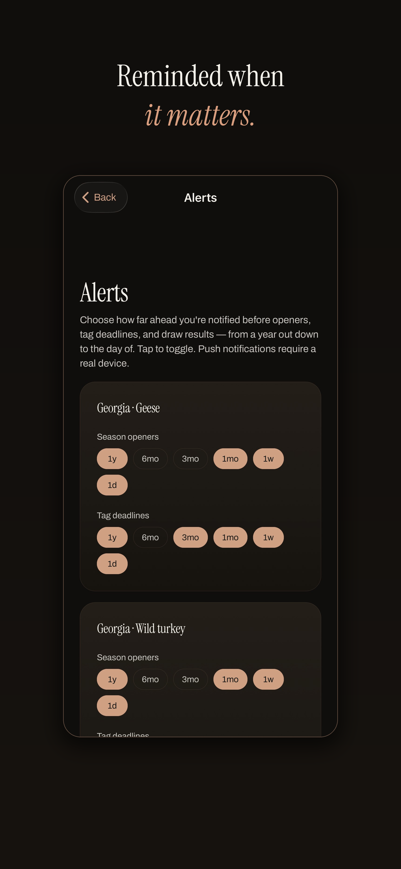 OpenSeason: Dates & Draws screenshot 6
