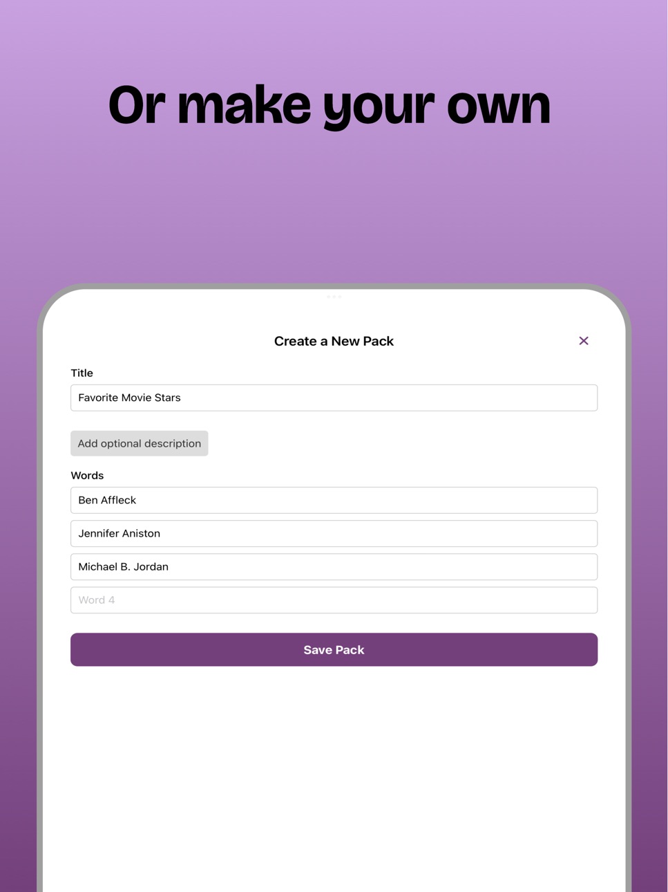 iPad screenshot
