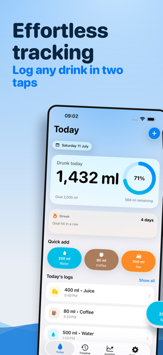 Water Tracker - IdroFlow Screenshot 1 of 6
