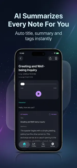 Speech Notes - AI Note Taker screenshot 3