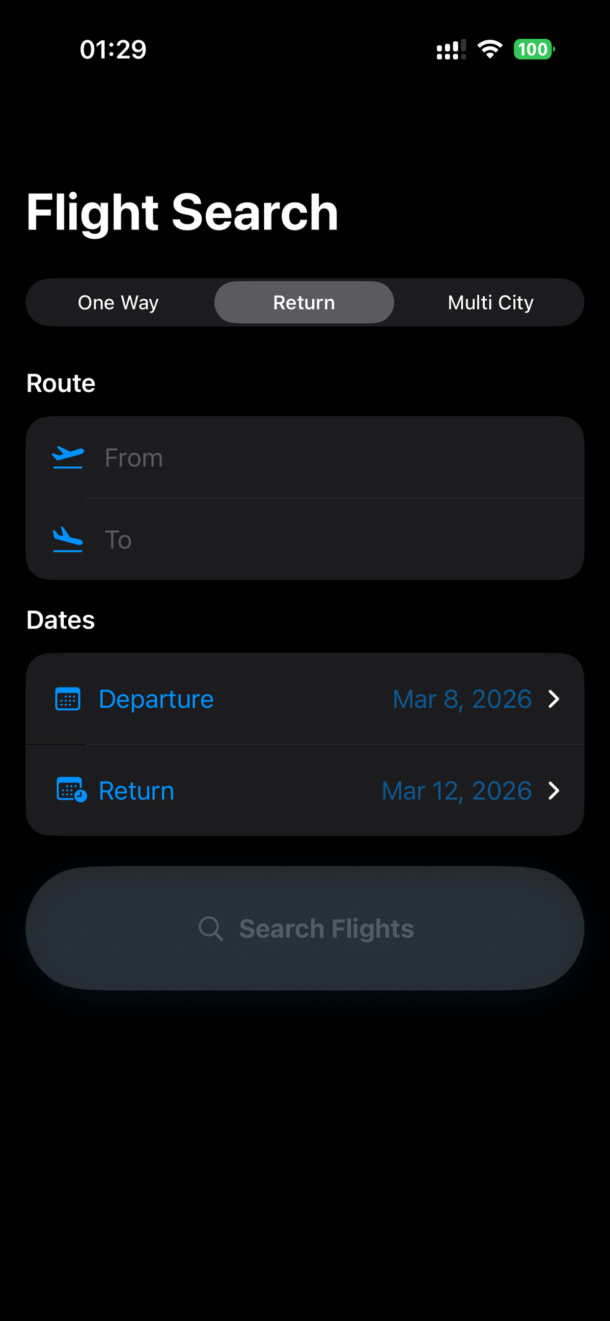 Flight Itinerary screenshot 4