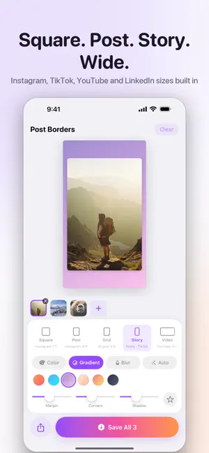 Post Borders - No Crop screenshot 4
