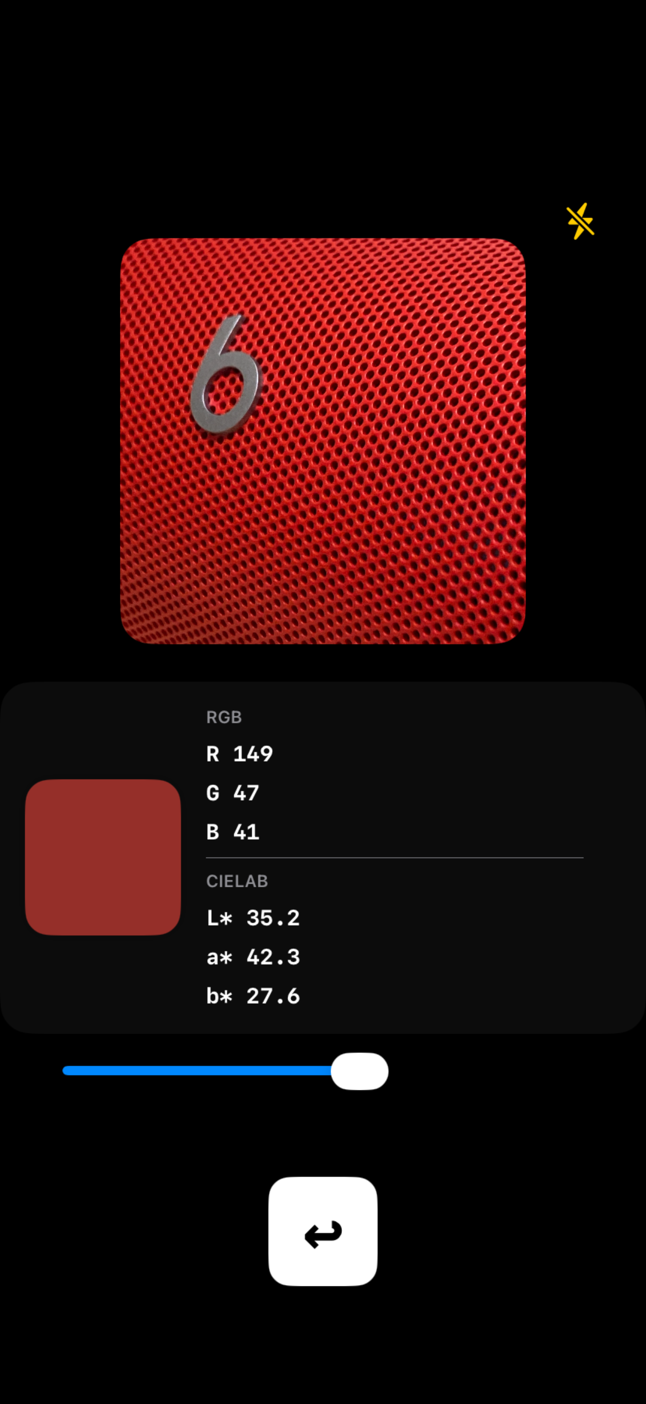 Color measurement camera