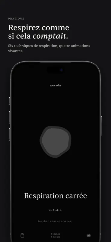 nevada: breathe with intention screenshot 1 of 7
