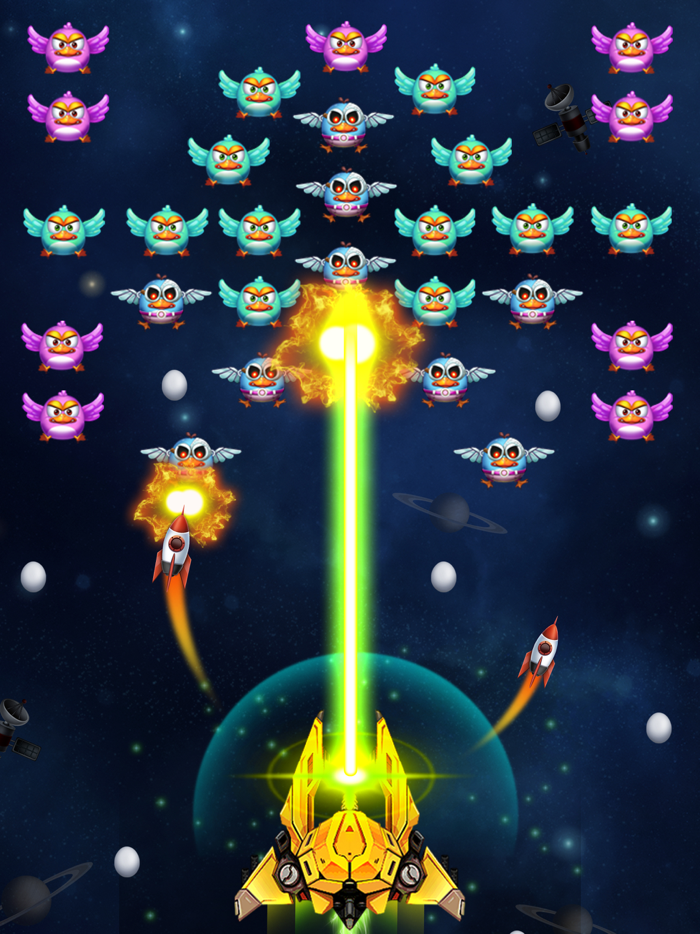 Chicken Attack Galaxy Shooter