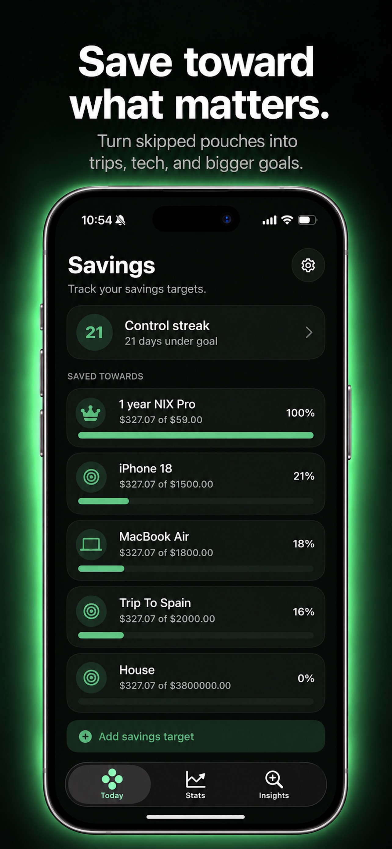 Screenshot 5 of NIX: Quit Snus & Pouch Tracker