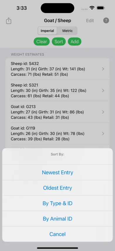 Goat / Sheep Weight Estimator screenshot 5
