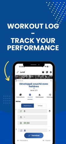 FitMetrics Workout Tracker Screenshot 2 of 6