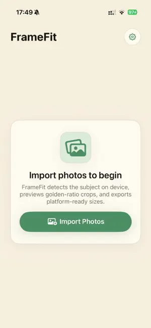 FrameFit - Auto Reframe screenshot 1