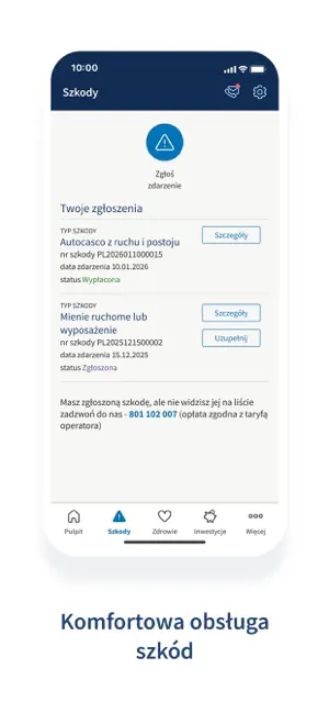 mojePZU mobile iPhone screenshot 6