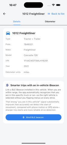 IFTA calculator - Driver App iPhone screenshot