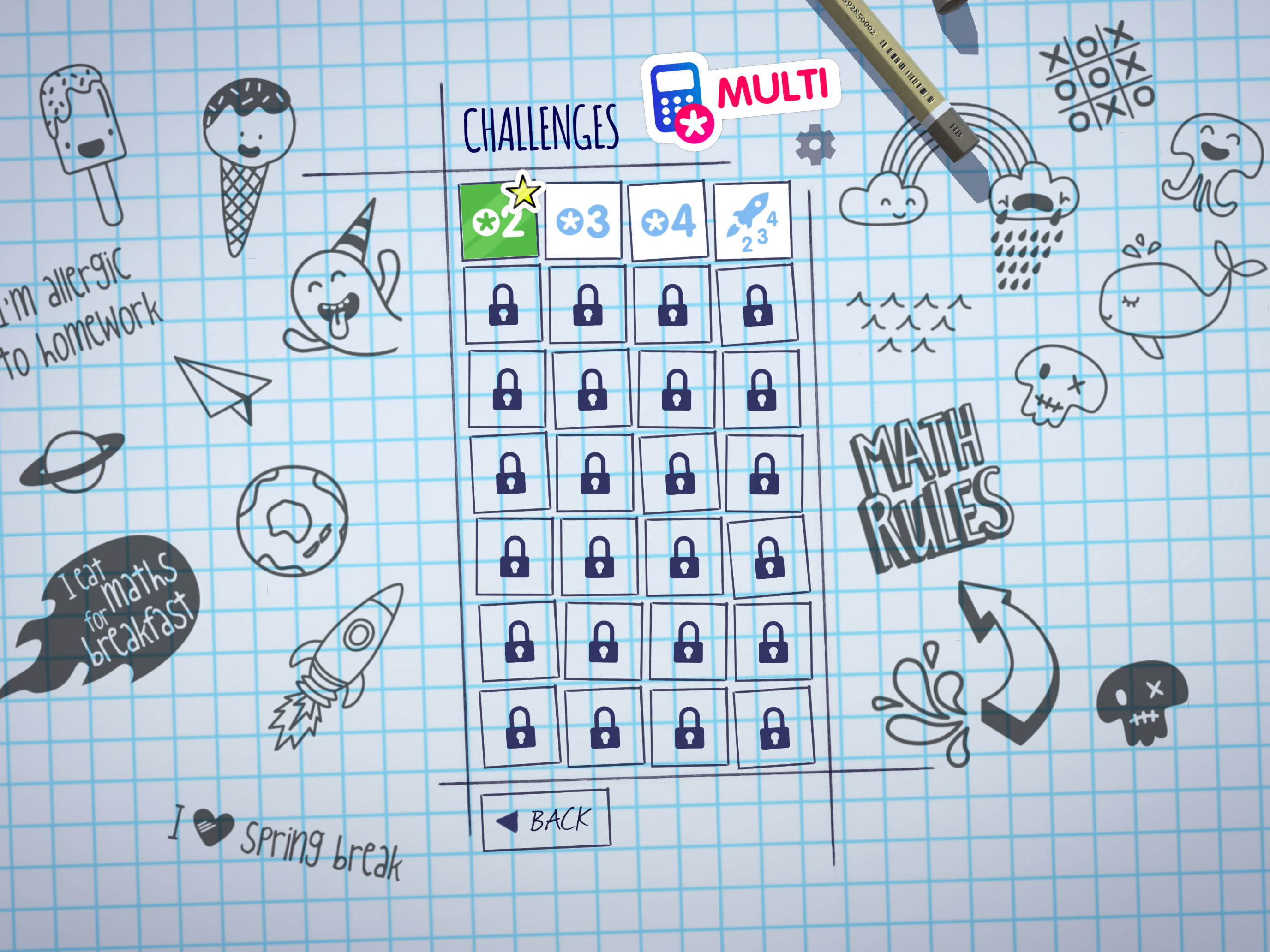 Multi - Multiplication Game screenshot 12