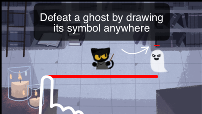Doodle Halloween - Ghost Game Screenshot