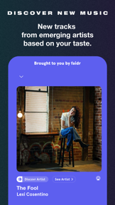 faidr: FM Radio app screenshot