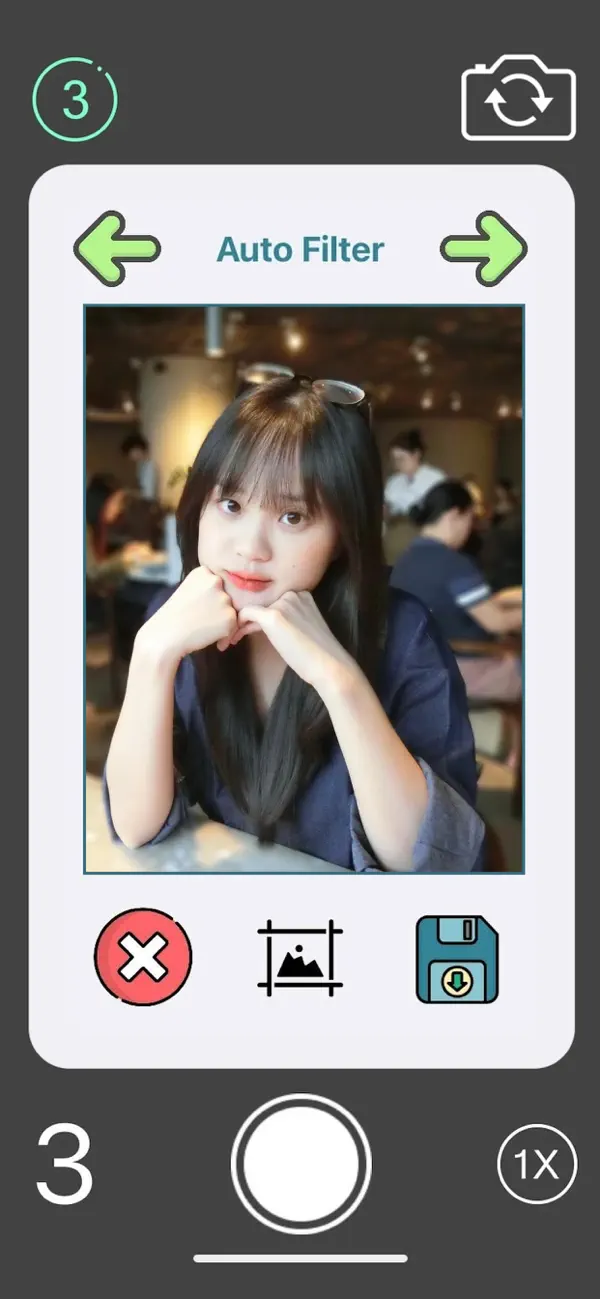 Screenshot #1 pour App Chụp Hình Đẹp: Màu Tự Động