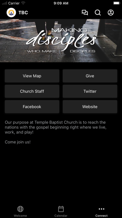 Temple Baptist Church - NC Screenshot