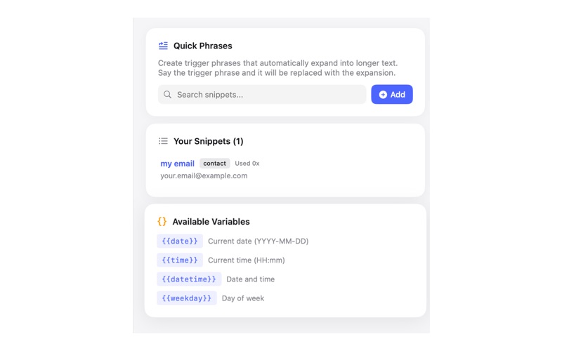 App screenshot