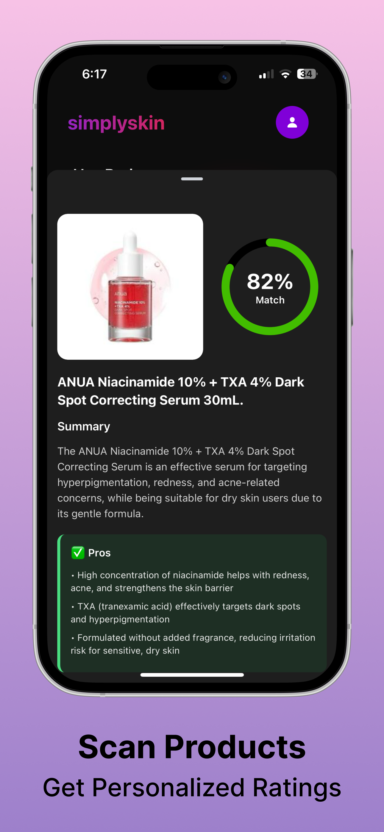 SimplySkin - AI Skincare screenshot 3