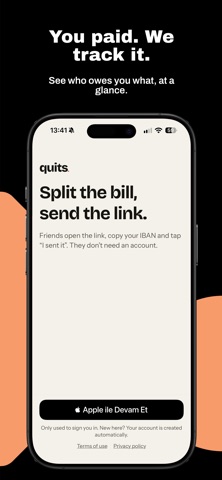 Quits: Split the bill Screenshot 2 of 9