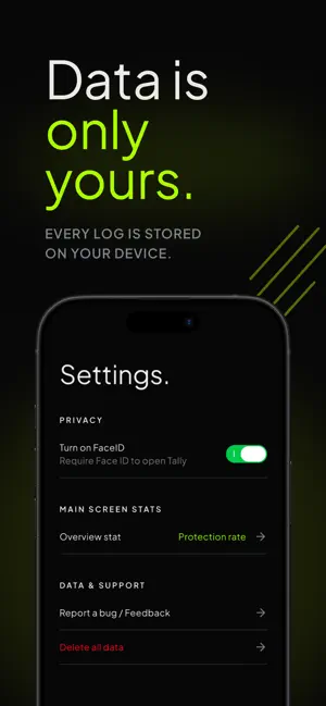 Tally: dates log screenshot 4