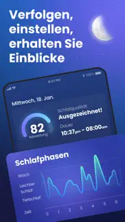 sleep tracker - schlaf analyse iphone bildschirmfoto 1