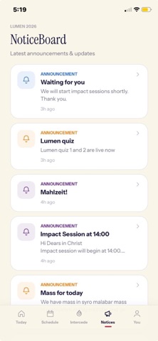 Lumen Conference iPhone screenshot