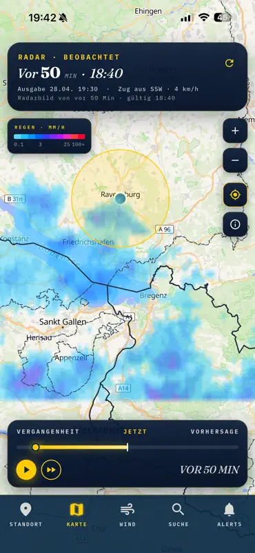 Trockenfenster: Regenradar screenshot 1 of 8