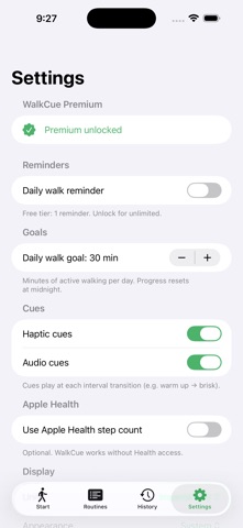 WalkCue Screenshot 3 of 4