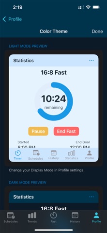 Null Fasting iPhone screenshot