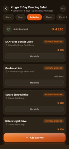 PathRoam — Road Trip Planner screenshot