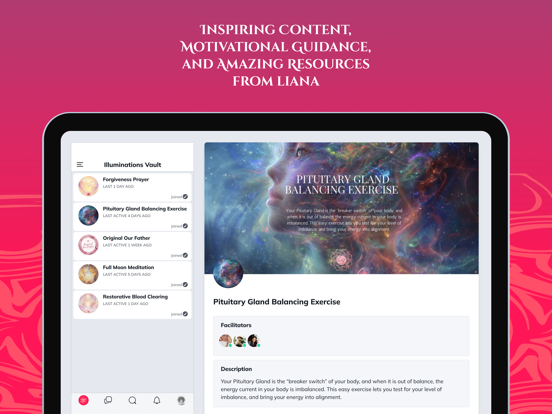 Liana Life iPad screenshot 1 - Lifestyle app