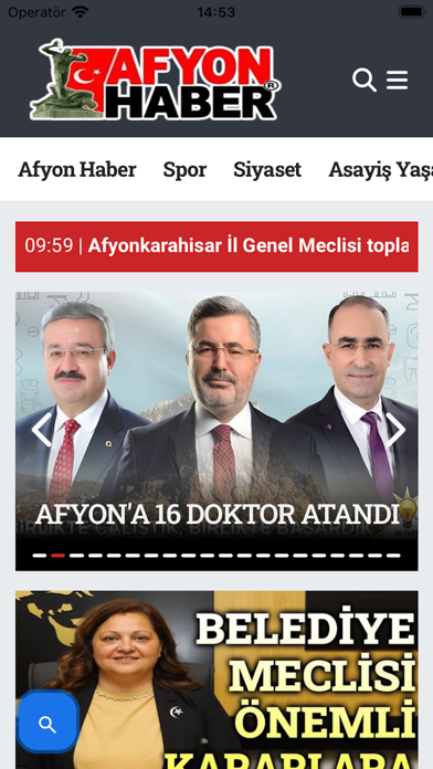 Screenshot #1 pour Afyon Haber