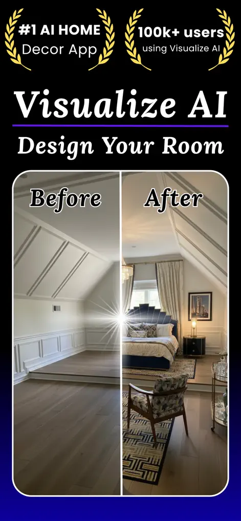 Visualize AI: Interior Design - Lifestyle App | MWM