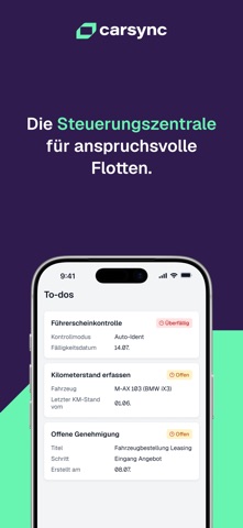 CARSYNC app screenshot