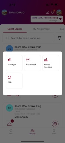 SORASO Hotelier screenshot