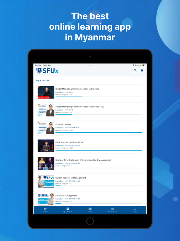 SFUx iPad screenshot 6 - Education app