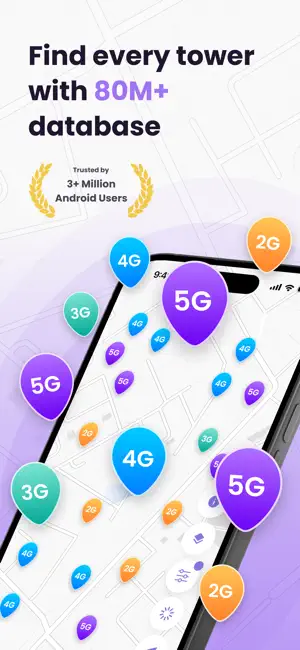 Cell Tower Locator & 4G/5G Map screenshot 1