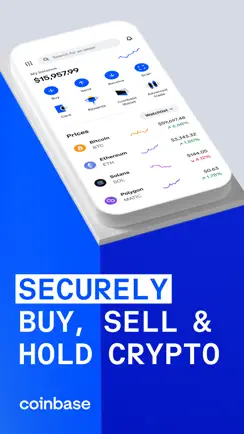 Coinbase: Buy Crypto & Stocks iPhone image 1