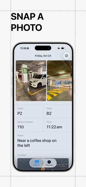 overthere: parking reminder screenshot 1