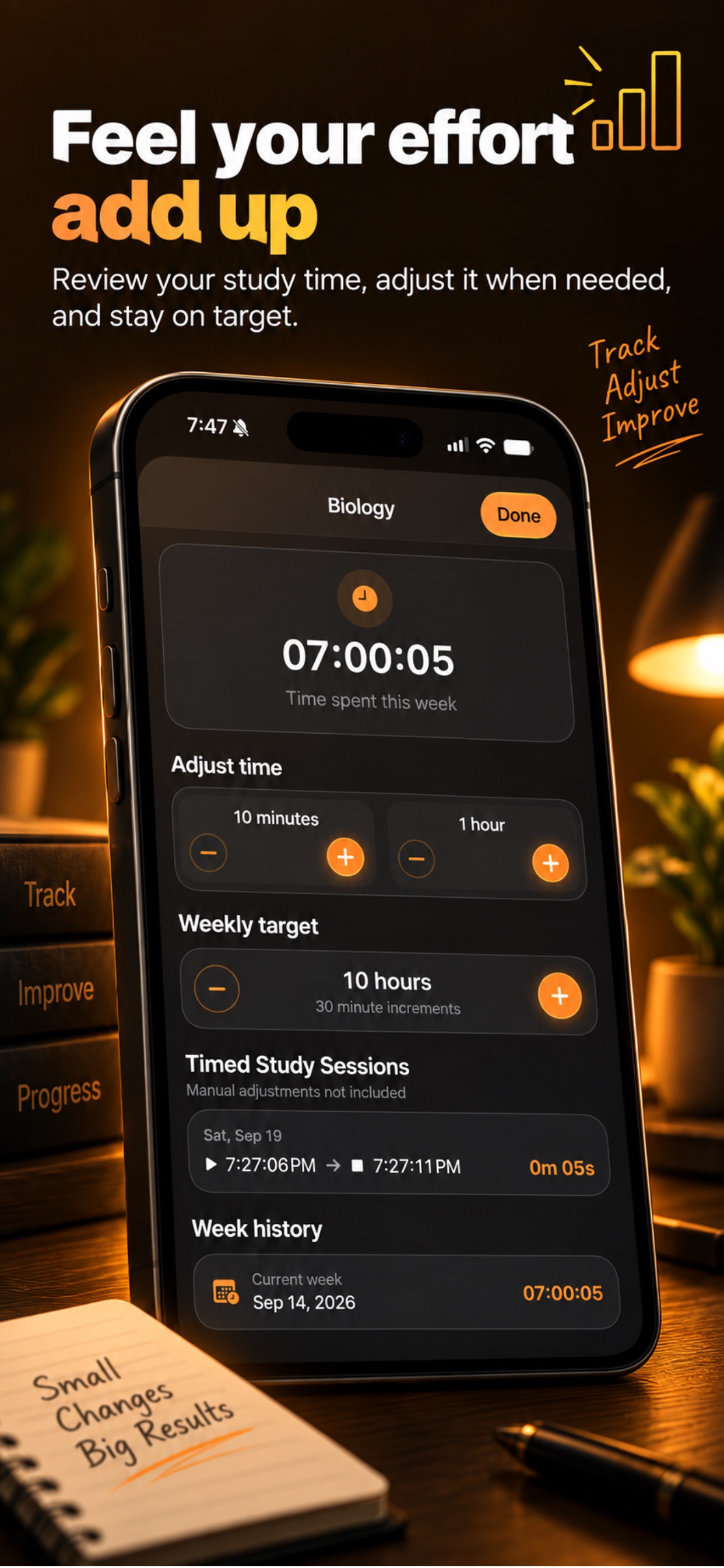Screenshot 4 of Study Hours: Time Tracker