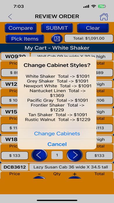 BRC Blue Rock Cabinets Screenshot