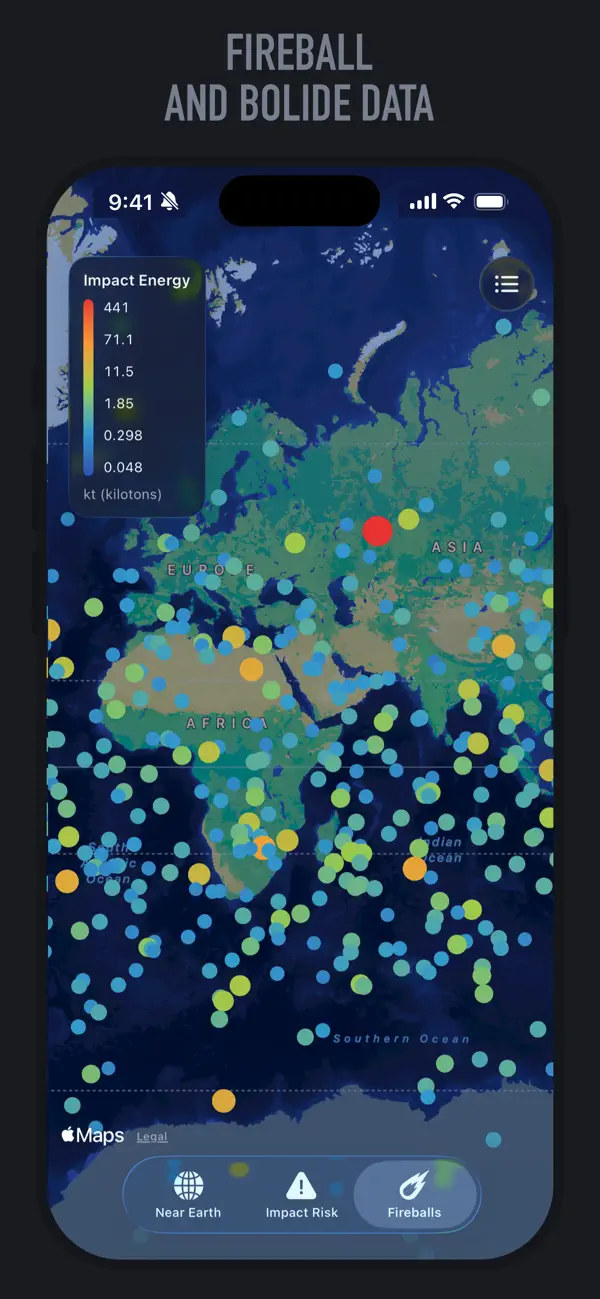 Screenshot #2 pour Near-Earth Asteroids Tracker